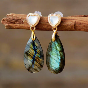 Healing Labradorite Stud Earrings