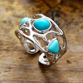 Turquoise Goddess Ring
