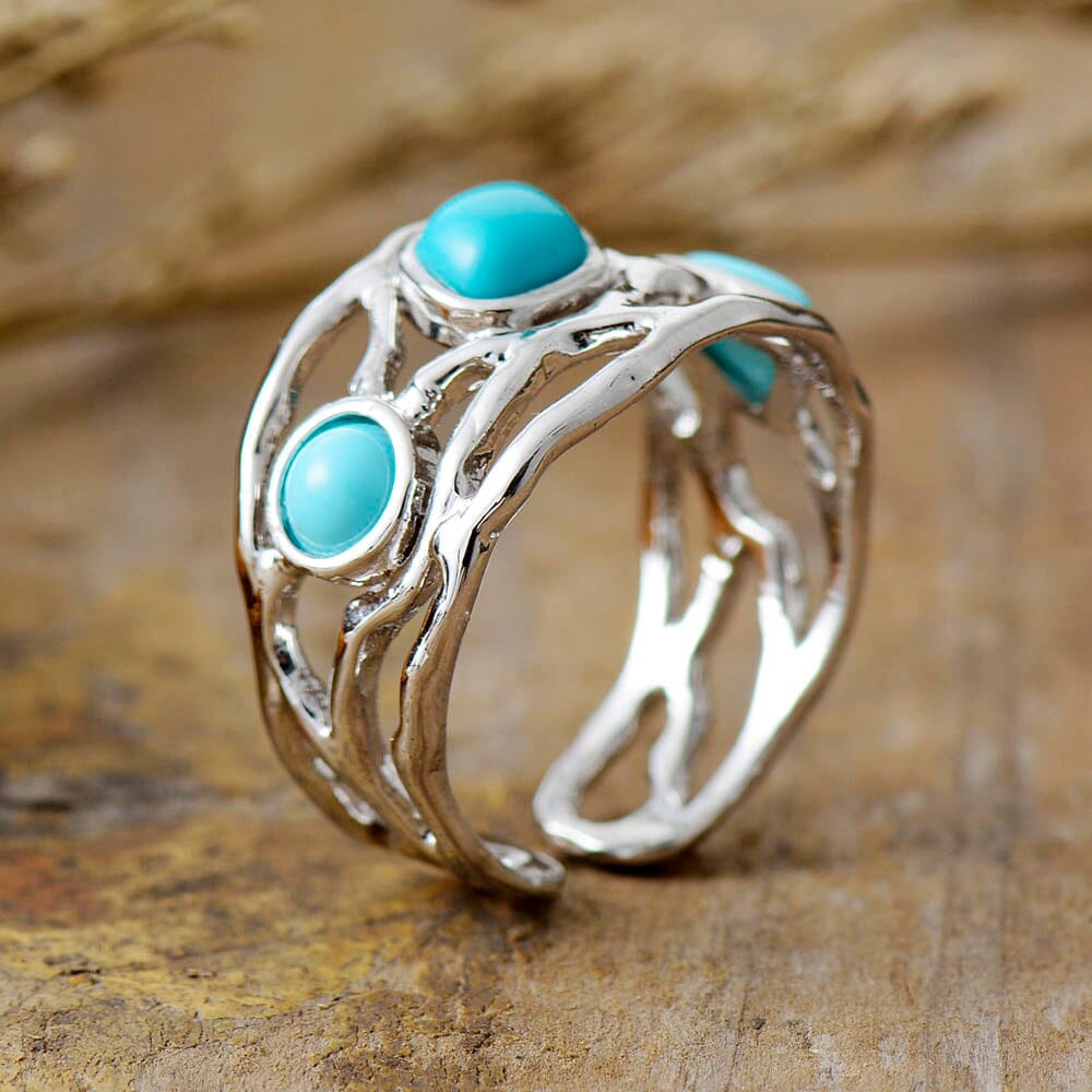 Turquoise Goddess Ring