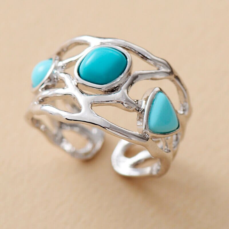 Turquoise Goddess Ring