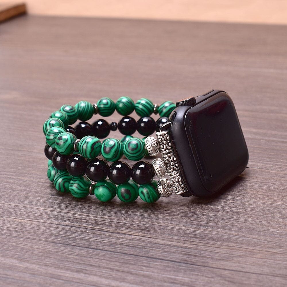Harmonious Malachite Perfect Fit Apple Watch Strap