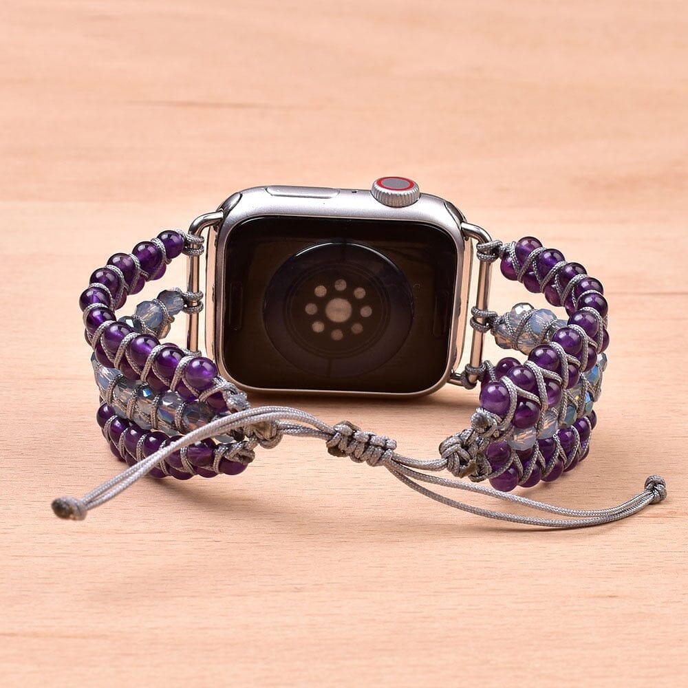 Braided Amethyst Modern Fit Apple Watch Strap