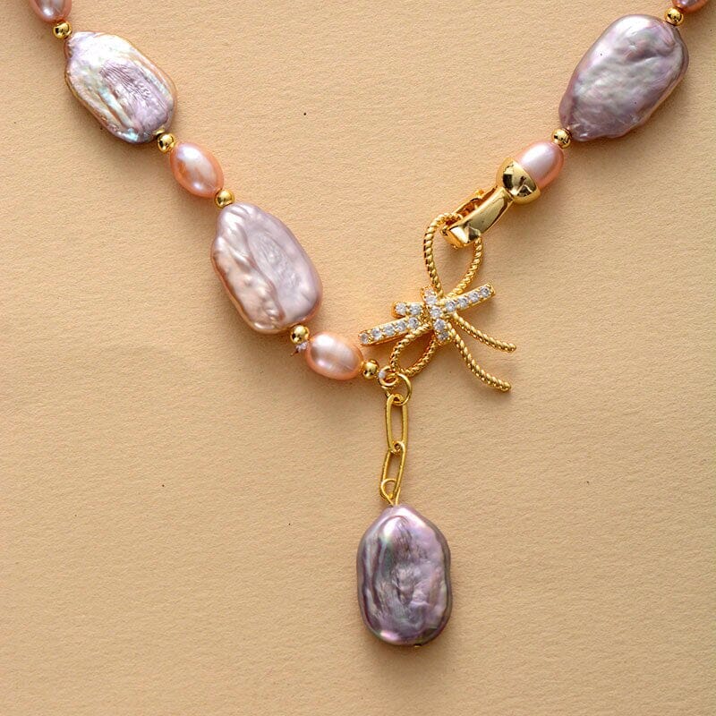 Serene Sea Pearl Necklace