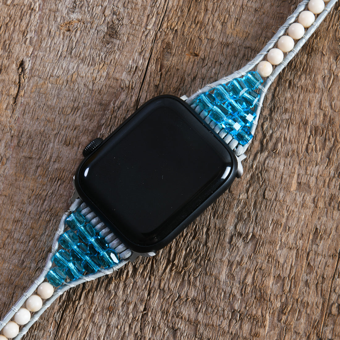 Cinturino per Apple Watch con Amazonite curativo