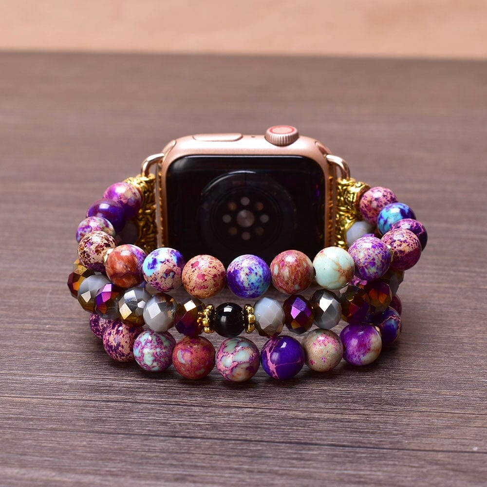 Deep Royal Jasper Perfect Fit Apple Watch Strap