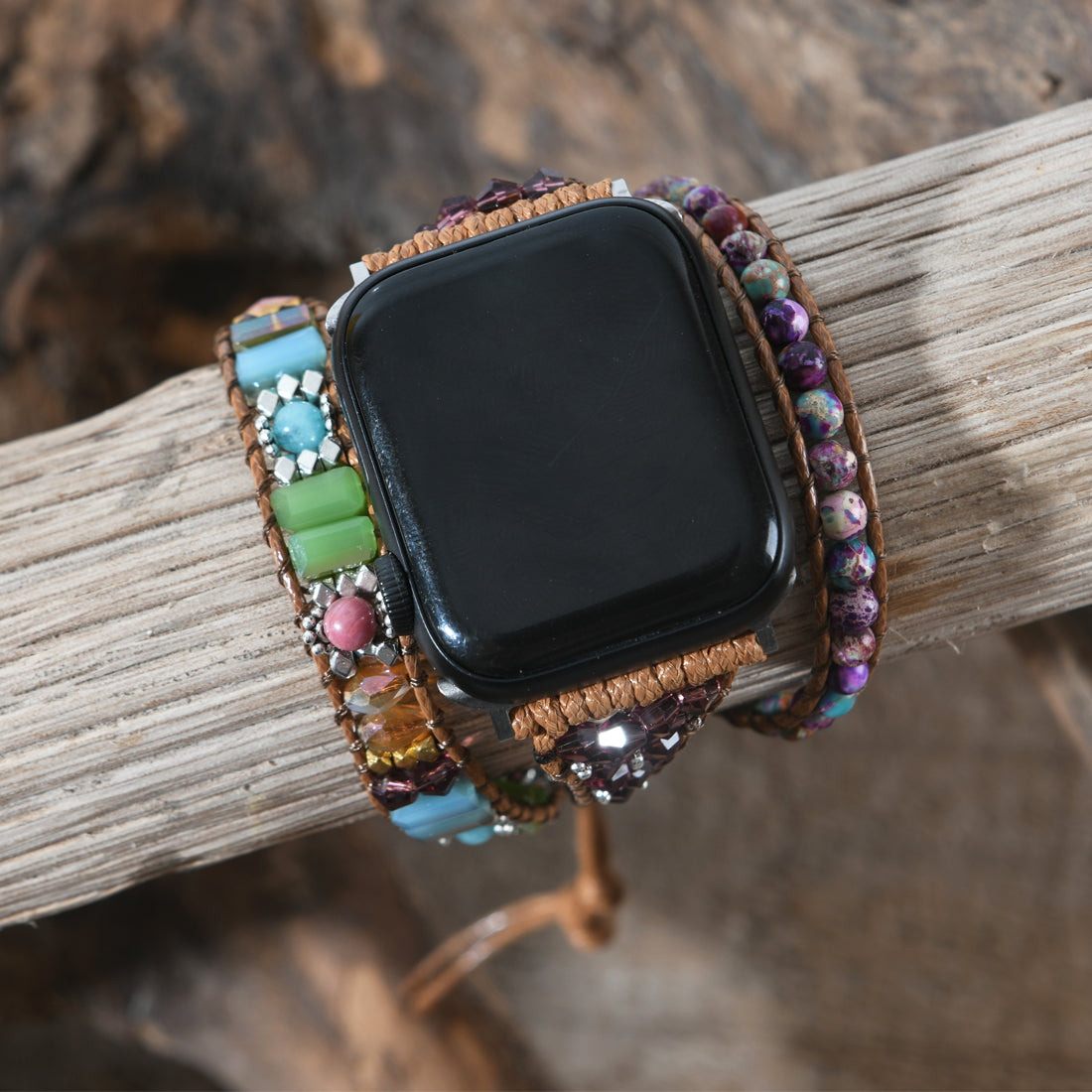 Magnetic Jasper Apple Watch Strap