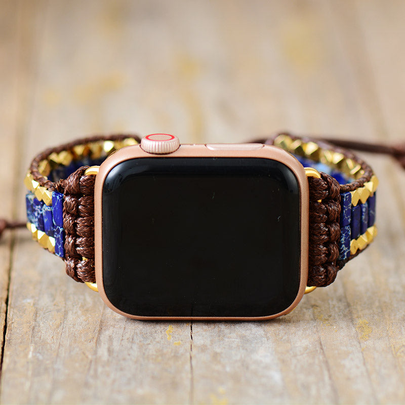 Midnight Blue Jasper Apple Watch Strap