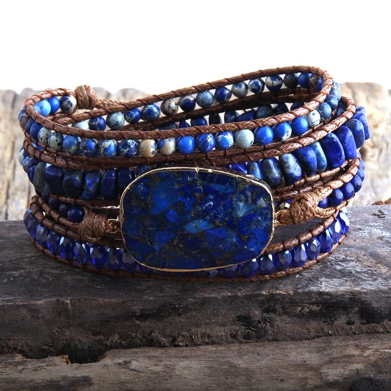Helende armband van Lapis Lazuli-steen
