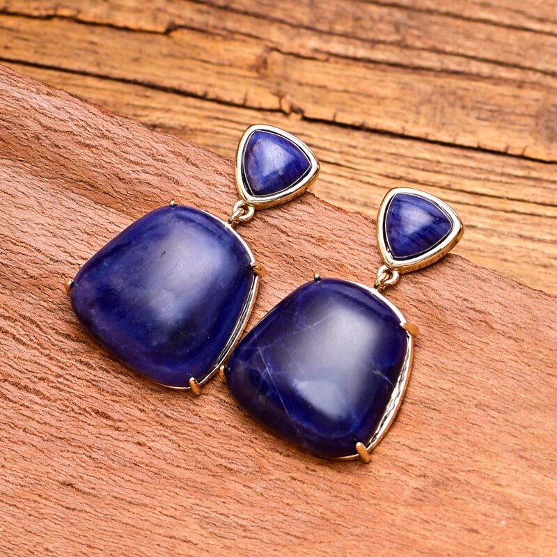 Midnight Azure Lapis Lazuli Earrings