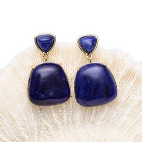 Midnight Azure Lapis Lazuli Earrings