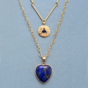 Eye of Providence Lapis Lazuli Necklace - Black Friday SALE