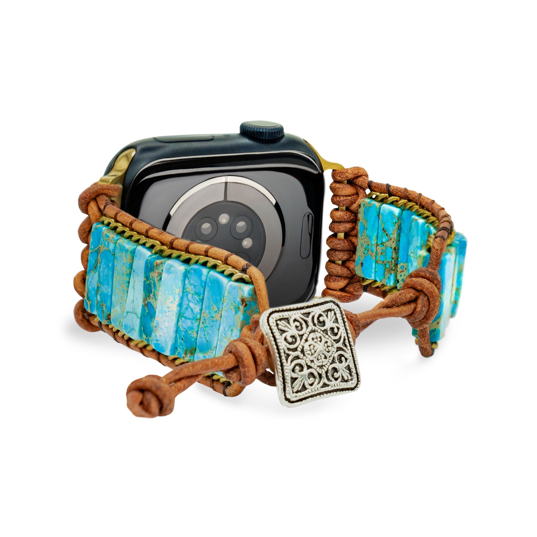 Turquoise Energy of Ocean Apple Watch Strap