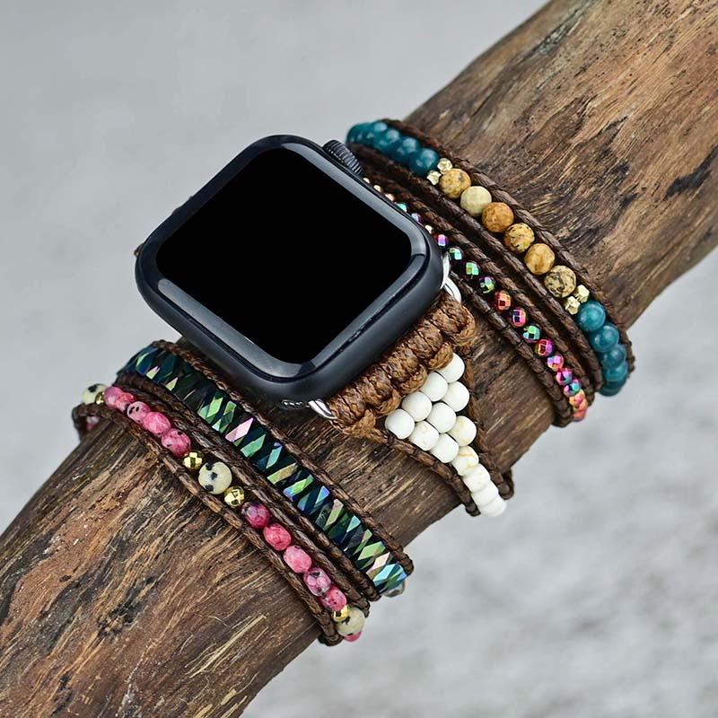 Beauty of Nature Agate Apple Watch Strap