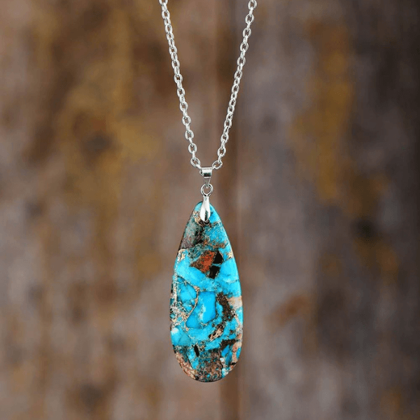 Healing Turquoise Stone Necklace