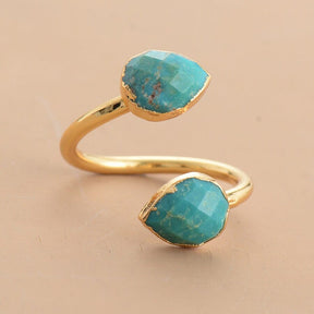 Classic Turquoise Adjustable Ring