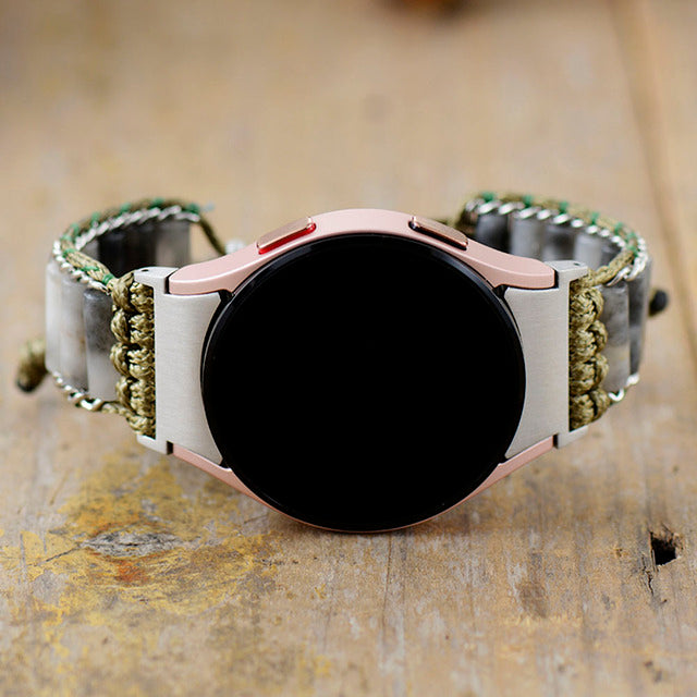 Elegante cinturino per orologio Samsung Galaxy Jasper Onyx